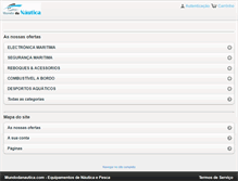 Tablet Screenshot of mundodanautica.com